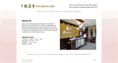 Desktop Screenshot of europeanspa.ca